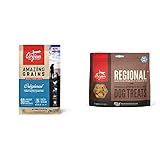ORIJEN® Dry Dog Food, High Protein, Amazing Grains Original 22.5LB Freeze Dried Dog Treats, Regional Red, 1.5oz