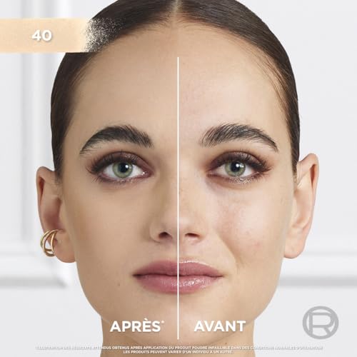 L'Oréal Paris - Fond de Teint Poudre Longue Tenue - Waterproof - Infaillible 24H Fresh Wear - Teinte : Cachemire (40) - 9 g