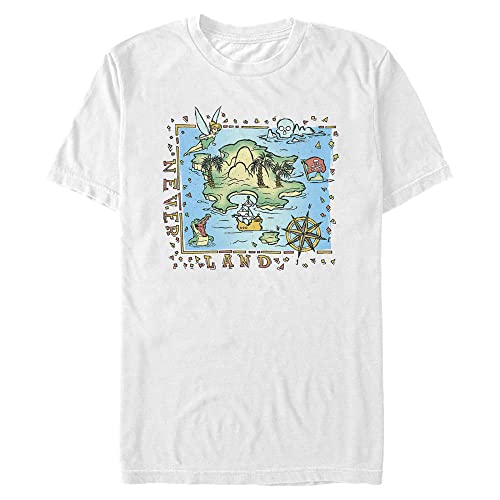 T-shirt Disney Coast Never Land pour homme adepte de look casual décontracté