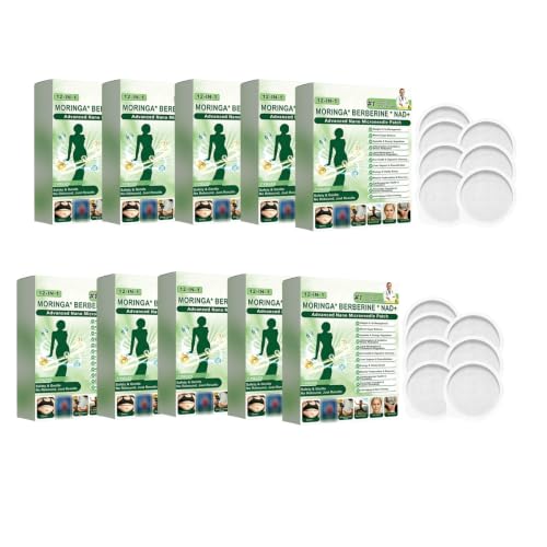 Moringa x Berberine Plaster 12 w 1 zestaw 7 sztuk, Nano Microneedle