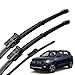 Windshield Wiper Blades For VW For T-Cross 2018-2025 Wiper LHD Front Rear Blades Set Windshield Windscreen Window Brushes 24