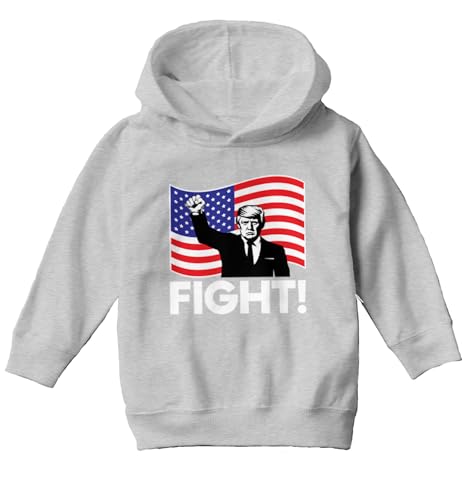 Tcombo Fight! With Raised Fist Political Toddler/Youth Fleece Hoodie