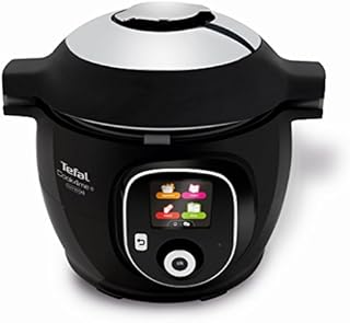 Tefal CY855840 Cook4me+ One-Pot Connected Digital Electric Pressure Cooker, Multi Cooker, (6 Portions/Litre), Black