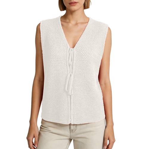 Débardeur en tricot doux et moelleux pour une fête élégante cet été