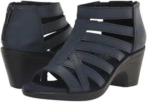 Easy Street Women's Region Heeled Sandal, Navy, 9.5 | Image 6