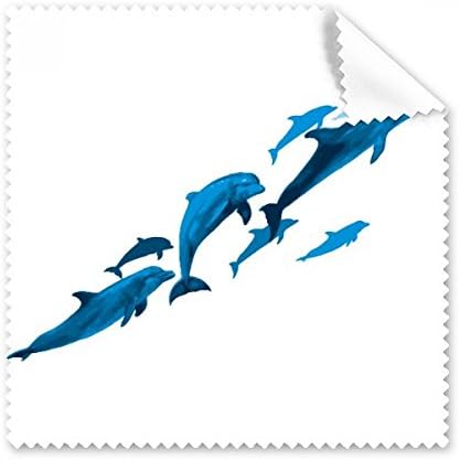 Dolphin Big Small Art Deco Gift Fashion Cleaning Cloth Phone Screen Glasses Cleaner 5pcs image 2