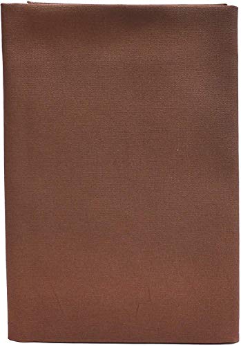 コスモテキスタイル 生地 帆布 11号 無地 綿100% 約92cm幅×1.1mカット Col.211 ブラウン AD70000