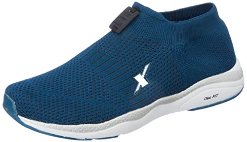 Sparx Men’s T. Blue Silver Running Shoe-10 Kids UK (SX0484G)