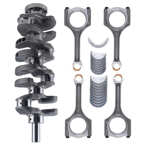 LONGKEES 231112G200 Engine Crankshaft Connecting Rod Kit Compatible with 2011-2020 Sonata Tucson Forte Optima Rondo Sorento 231112G230 21020-2G020 23060-2G400