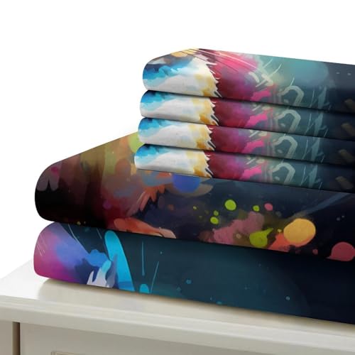 Drap de couette écureuil 3D en microfibre inaltérable et légère - 7