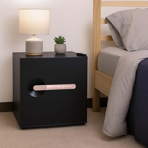 Frigidaire BLACK-ROSEGOLD Retro Mini Refrigerator-Energy Saving-Adjustable Thermostat Control-Side Mounted Bottle Opener-Ideal for Dorm, Office, RV, Garage, Apartment 1.6 Cubic Feet by Frigidaire - Image 5