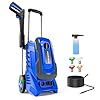 Electric Pressure Washer 4800PSI-Max 3.2GPM Power Washer Wash Machine Electric Powered with Foam Cannon for Car, Floor, Garage. Navy Blue