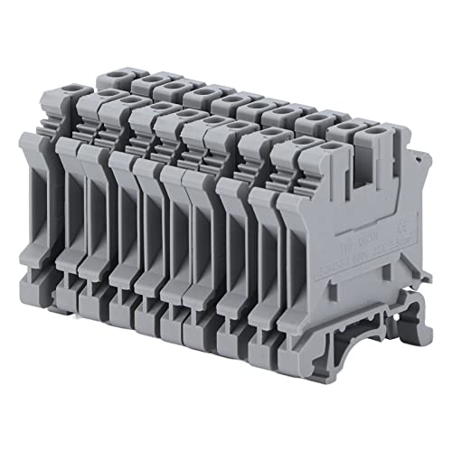 Bornes combinées haut de gamme isolées pour connexions sur rail DIN x100