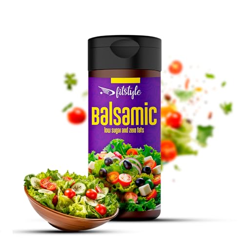 Salsa Balsámica 0% FITstyle 280ml | Sin azúcar y sin grasa | Textura espesa y sabor intenso | Apto para dietas