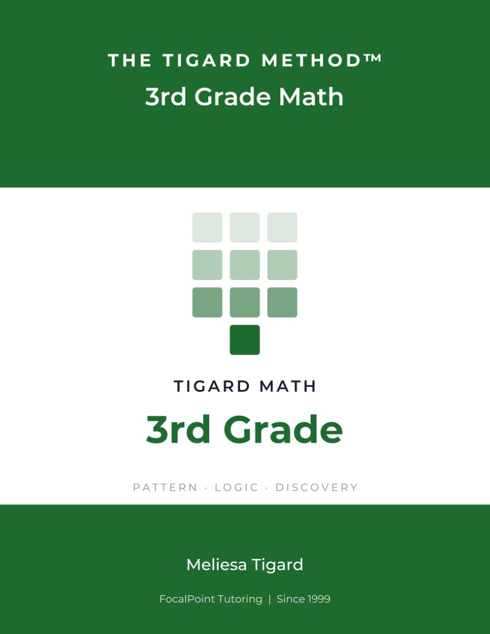 Tigard Math Level 3: A Complete 3rd Grade Math Wrokbook -- Every Multiplication Table as a Code Kids Crack Themselves, Division, Fractions, Full Answer Keys | The Tigard Method