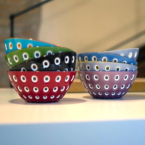 Guzzini Le Murrine Bowl M color azul claro miniatura 4