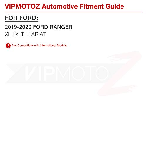 VIPMOTOZ Full Amber LED Strip Front Side Marker Light Fender Lamp Housing Replacement For 2019-2020 Ford Ranger, Black Housing with Smoked Lens, Driver & Passenger Side - Thumbnail 6