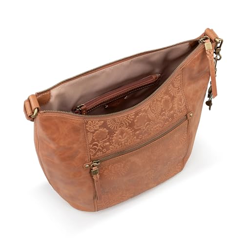 Image of The Sak Sequoia Hobo Bag - Premium Large Leather Women's Handbag for Everyday & Travel - Durable Purse With Zipper Pocket