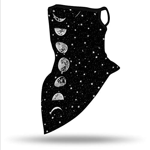 2Pcs Cooling Neck Gaiters With Ear Loops, Face Cover For Women Outdoor - Scarf Bandana Dust Wind Balaclava Headwear #TOP3