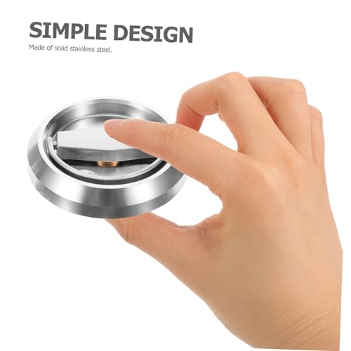 Mikikit Juego de 1 Cerradura Invisible para Puerta de Bolsillo con Manija Oculta, Estilo Elegante, para Baños y Dormitorios, Segura y Fácil de Usar miniatura 5