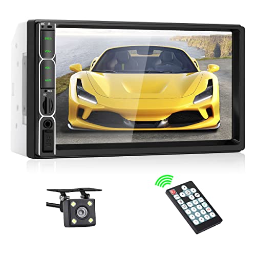 Radio Coche Bluetooth 2 DIN, REAKOSOUND Pantalla Táctil HD de 7 Pulgadas...