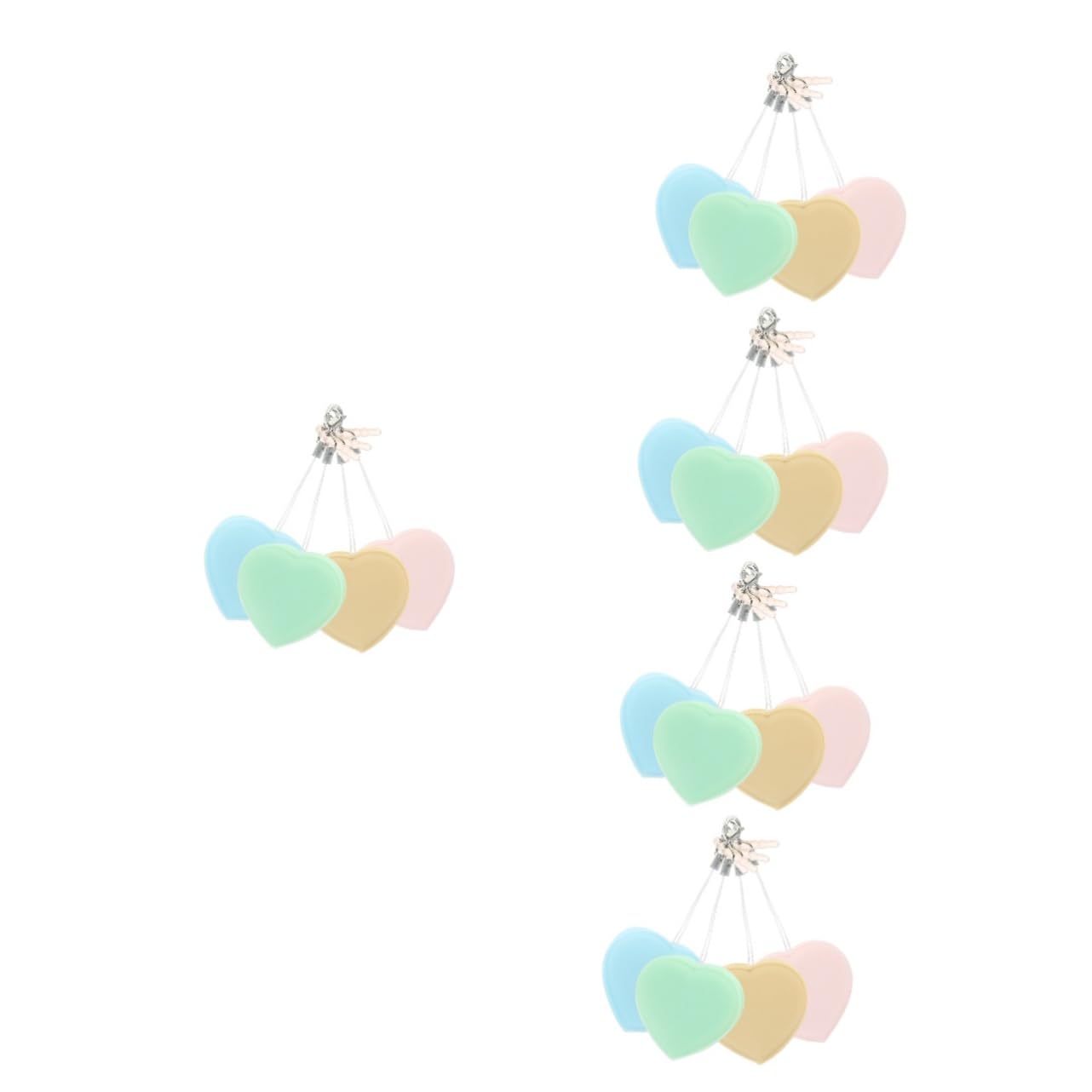 OSALADI 20pezzi Panni Pulitori Per Schermo Microfibra Salviette Per Occhiali e Superfici Di Decorazioni Appendibili Colorate e Compatte