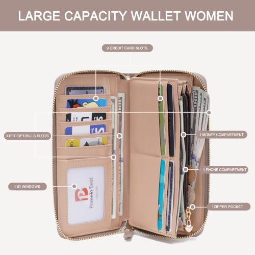 Image of Pomelo Best Wristlet Women Wallet Floral RFID Clutch Purse