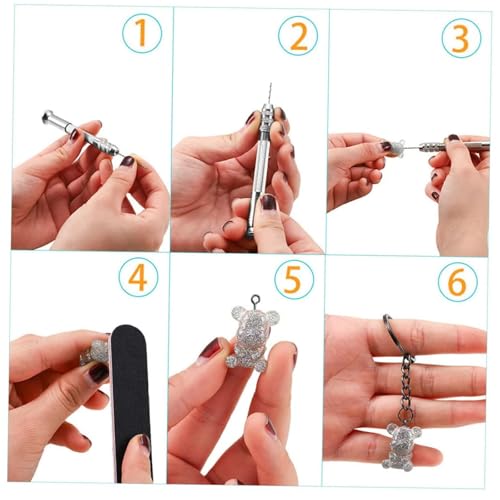 400 Stück Ösenschraube Schrauboesen, Ösenschrauben mit Holzgewinde Schraubhaken Edelstahl Ringschrauben mit 11 Handspiralbohrer für Anhänger Perlen DIY Kunsthandwerk