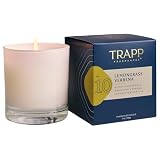 Trapp - No. 10 Lemongrass Verbena - 7 oz. Signature Candle - Aromatic Home Fragrance with Fruity Scent of Asian Lemongrass, Brazilian Verbena, & Indonesian Vanilla Notes - Petrolatum Wax