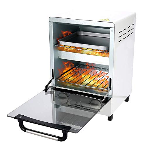 10L Heißluftsterilisator, Trockene Hitze Sterilisator Schrank Autoklav Lupe Vet Medizinische Maschine mit Timer Kontrolle für Kosmetik, Tattoo, Fusspflegestudios, Friseursalon, Studio, Nagelstudio Cover