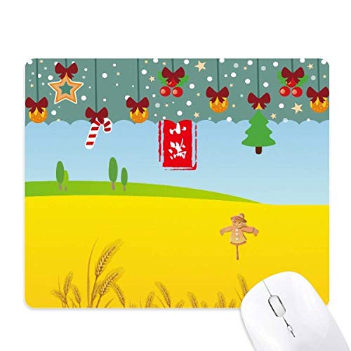 Tapete de ratón de Navidad con textura de granos circulares