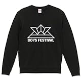 [igsticker] プリント トレーナー メンズ 長袖 スウェット 裏起毛 メンズ M サイズ size おしゃれ クルーネック ブラック 黒 017655 子供の日 兜 端午の節句 折り紙カブト