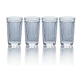 Mikasa Italian Countryside Highball Glass, Clear, 12-Ounce, Set of 4