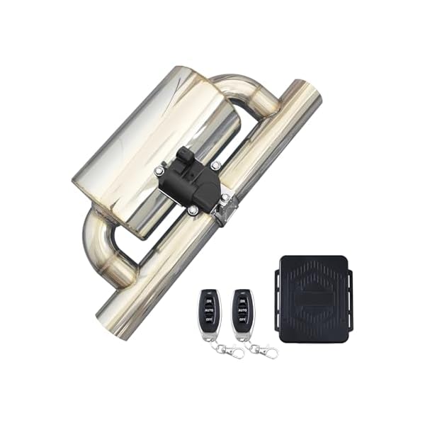 3-Inch Electric Valved Muffler – 3-Mode Remote-Controlled Performance Exhaust