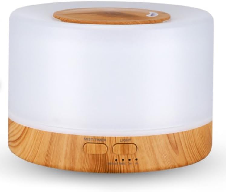 Wild Essentials - Difusor de aceite esencial de diseñador de 23.7 fl oz para habitación grande, vaporizador ultrasónico de aromaterapia 5 en 1,