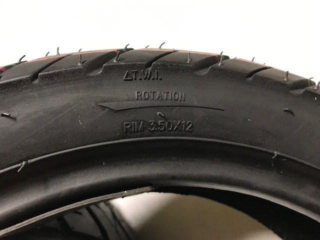 A-Line Reifen Set Allwetter 120/70-12 1 x Vorne 1 x Hinten (M+S) 51J kompatibel mit Piaggio Fly Kymco