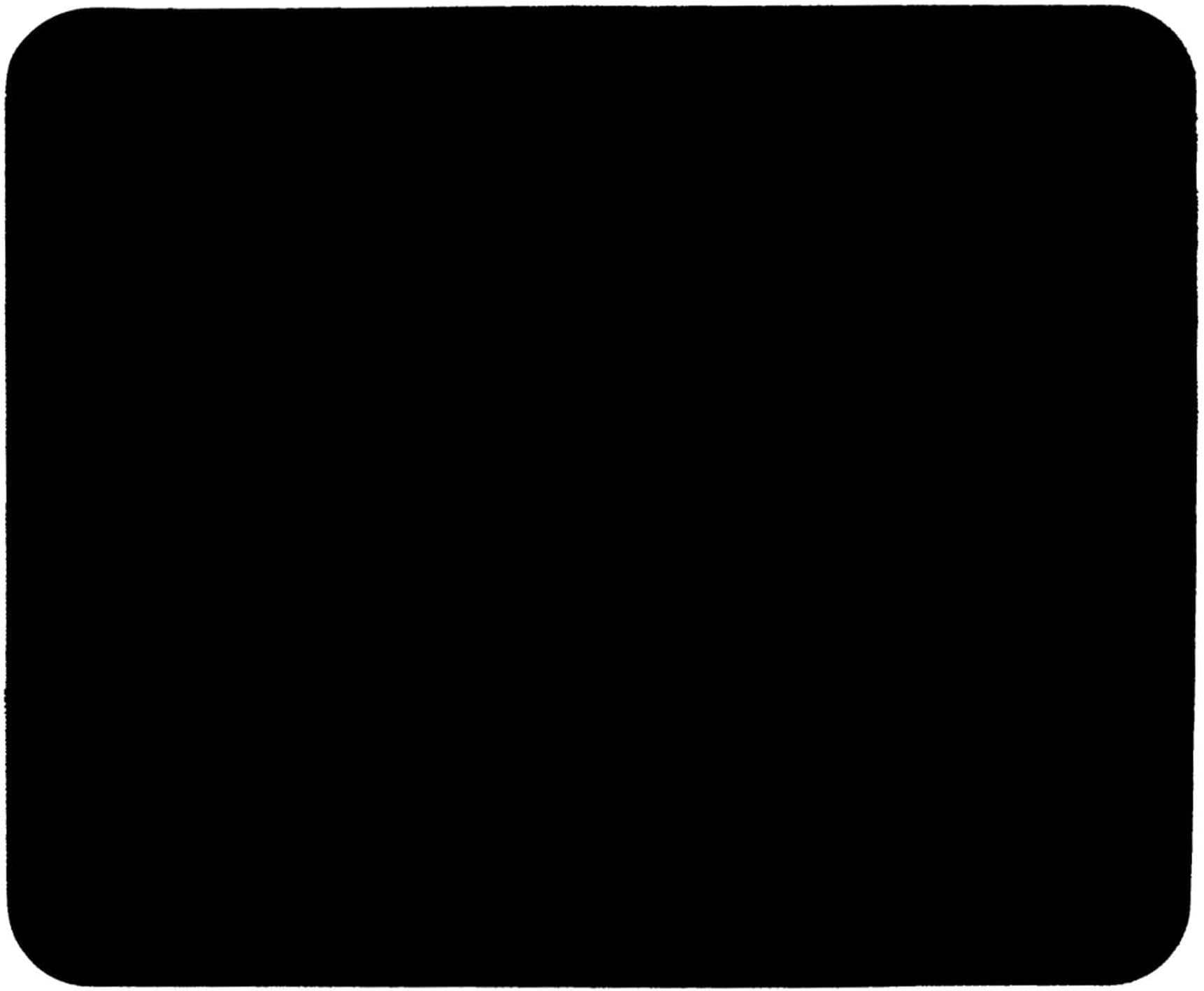 Fellowes Mouse Mat Foam Mouse Mat with Non-Slip Backing, Durable Polyester Surface, Made from 50% Recycled Material, Dimensions: 18.6 x 22.4 x 0.6 cm, Colour: Black