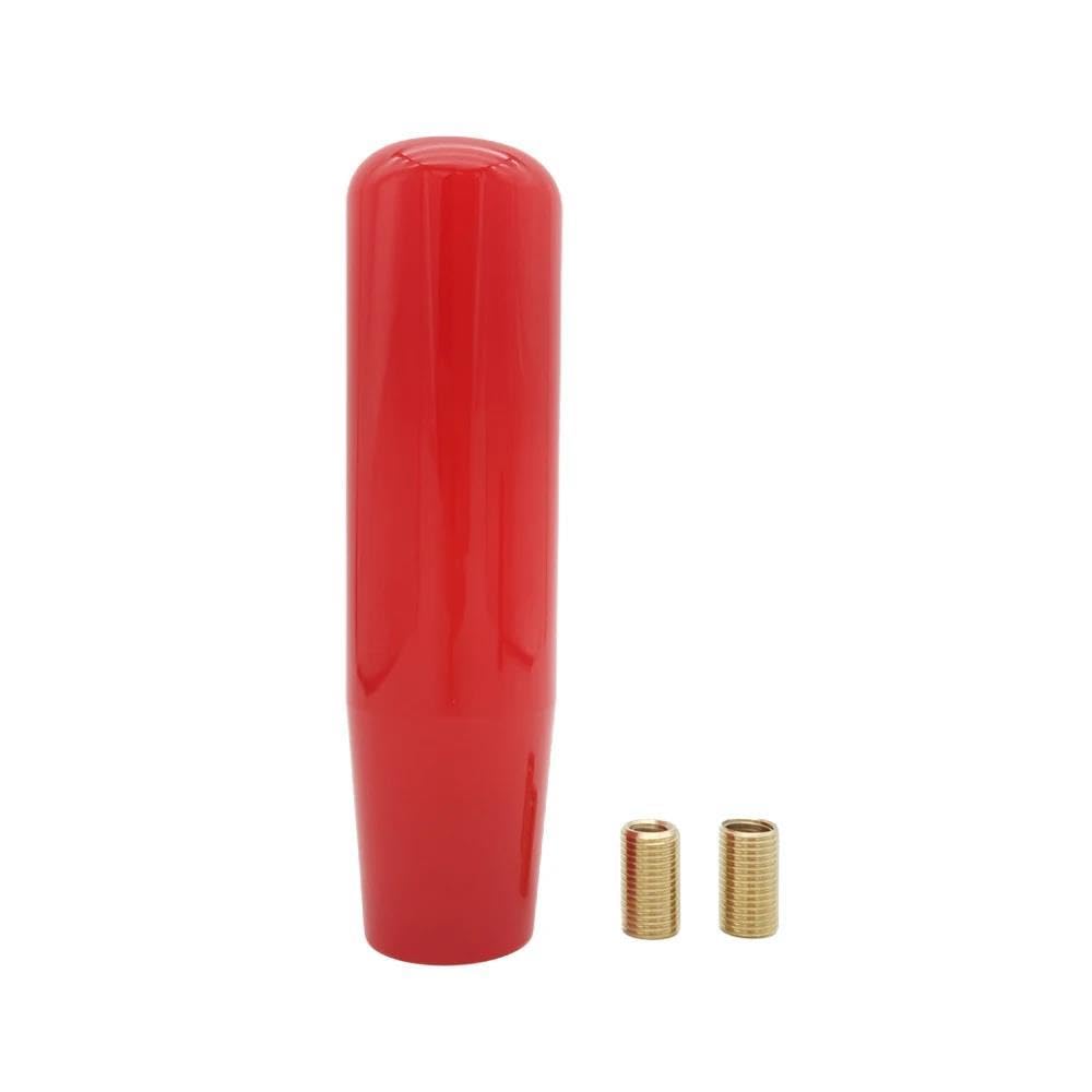 HYASDBWE Marble Style 20/15/10CM Gear Shift Knob Acrylic Shifter Knobs Stick Shift Knobs with 3 Adapter for Manual Car Gear Shifter Parts(Red,15CM)