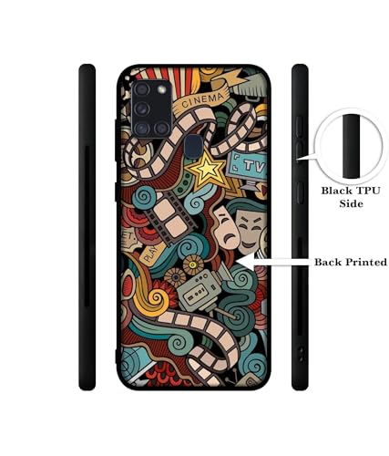 Image of Movies Design Premium 2D Printed Metal Back Case Cover for Samsung Galaxy A21S 4G