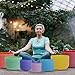 FMTY Singing Bowl 7pcs 6-12Inch A-G Note colored Crystal Singing Bowl with Soft Carrying Bag Mindfulness, Yoga, Spiritual and Body Healing and Energy Cleansing