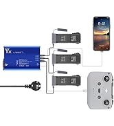 LYONGTECH 5 w 1 ładowarka do drona DJI Mavic 3 Classic/Pro, Mavic 3, ładuje 3 baterie i 2...