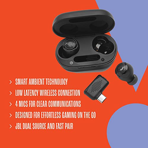 Jbl JBLQTWSAIRBLKAM Quantum Tws Air - Wireless Gaming Earbuds thumb #6