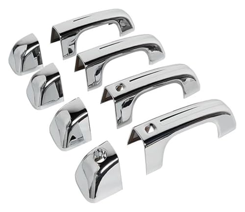 Poignée de porte Dodge RAM 2018 usée : garniture chrome ABS pour masquer et protéger l'extérieur