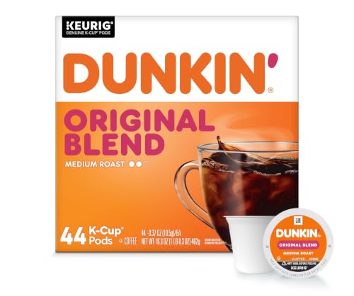 Image of Dunkin' Original Blend Medium Roast Coffee, Keurig K-Cup Pods, 44 Count Box