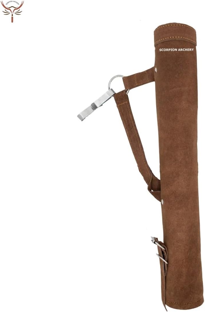 Traditional Back Quiver Bow Arrow Holder Handmade Leather Quiver Lightweight & Comfortable Gift for him Aniversary Gift