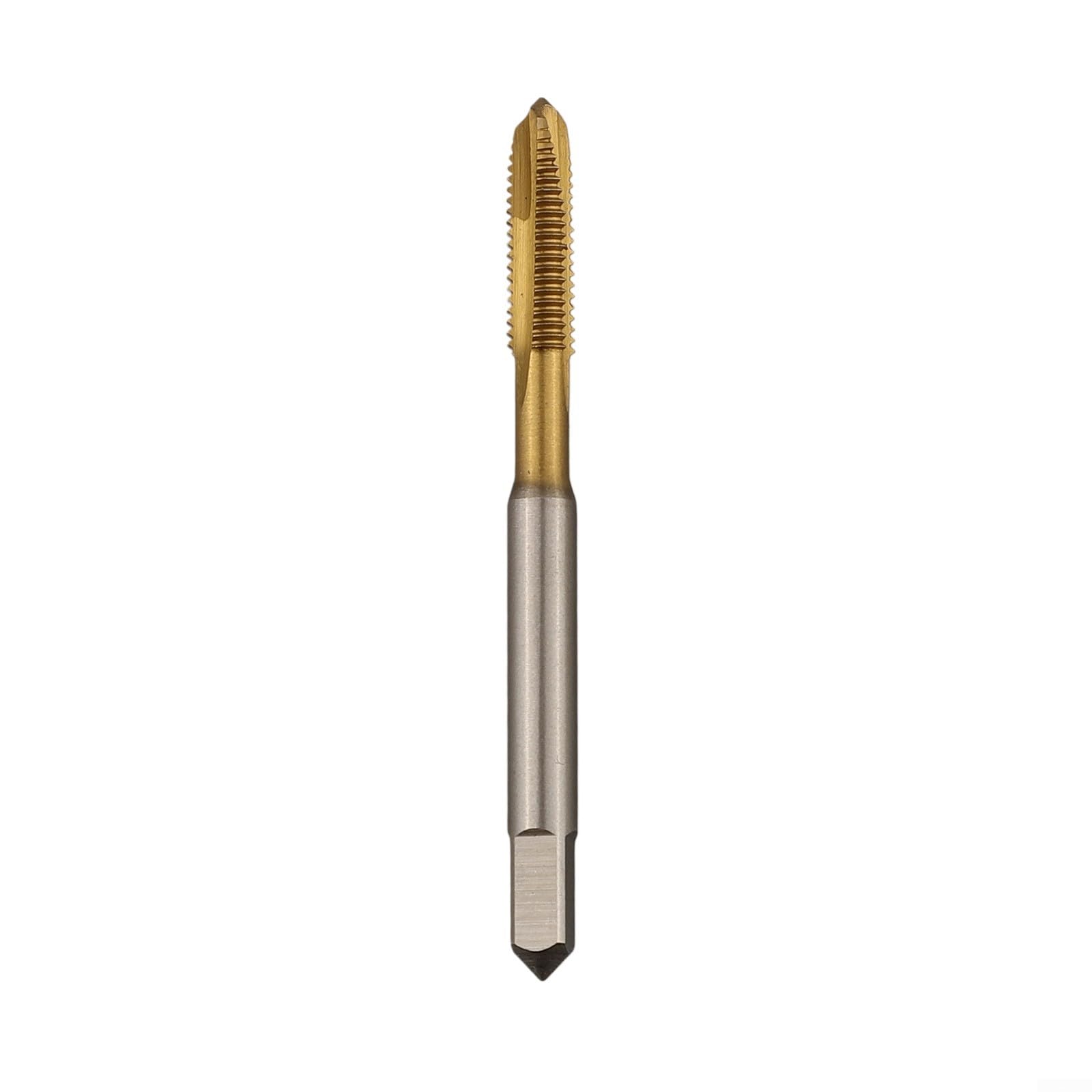 Jeu de 7 tarauds filetés M2-M10, cannelure droite métrique pour taraud revêtu HSS pour réparation, assemblage de meubles et fabrication de machines, avec (M6)