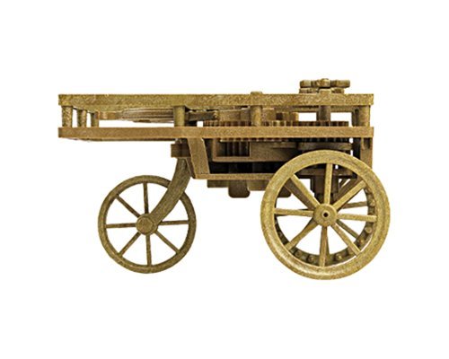 Chariot auto-propulseur da Vinci Academy Plastic maquette bois