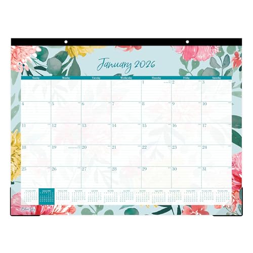 2026 Blue Sky Monthly Desk Pad Calendar, 22" x 17", Reflections, January To December, 117886 2026 Blue Sky Monthly Desk Pad Calendar, 22" x 17", Reflections, January To December, 117886