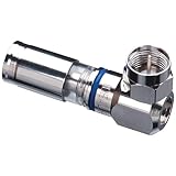 Tripp lite 92-691 Ideal Rg6 & Rg6 Insite Rtq Plenum 90-Degree F Connector, 5 Pack