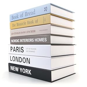PTShadow Modern Home Decorative Books Office Decor Coffee Table Books,Living Room Faux Books for Decoration Set of 7 PTShadow Modern Home Decorative Books Office Decor Coffee Table BooksLiving Room Faux Books for Decoration Set of 7